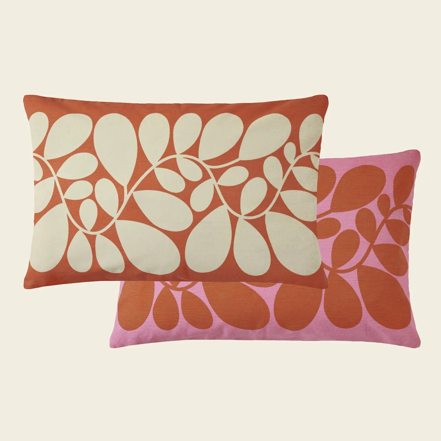 Sycamore Stripe Cushion Tomato / Pink 6 Sycamore Stripe Cushion Tomato / Pink - Image 4