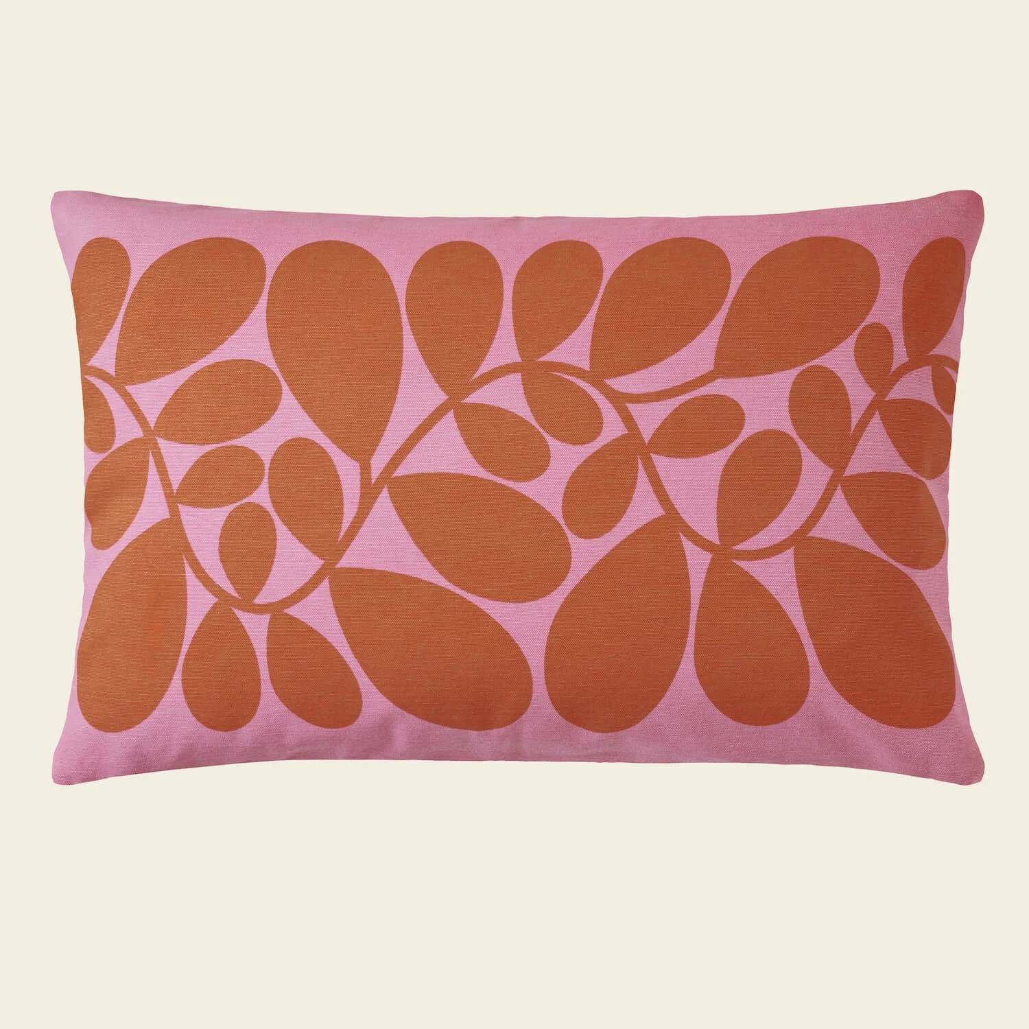 Sycamore Stripe Cushion Tomato / Pink 5 Sycamore Stripe Cushion Tomato / Pink - Image 3