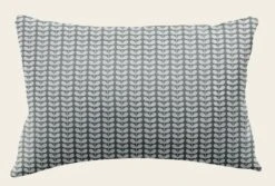 Tiny Stem Cool Grey Bed Linen -Orla Kiely Tiny Stem Light Cool Grey Pillowcase Cut Out