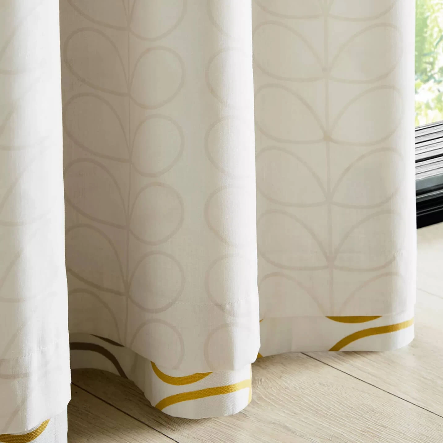 Trio Stem Ochre Curtains 5 Trio Stem Ochre Curtains - Image 3