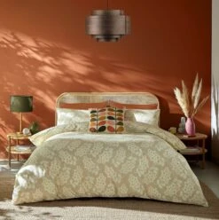 Wisteria Bed Linen Taupe -Orla Kiely WisteriaTaupeMainFINAL