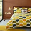 Block Stem Bed Linen - Lemon 1 Block Stem Bed Linen - Lemon -Orla Kiely block stem cameo final