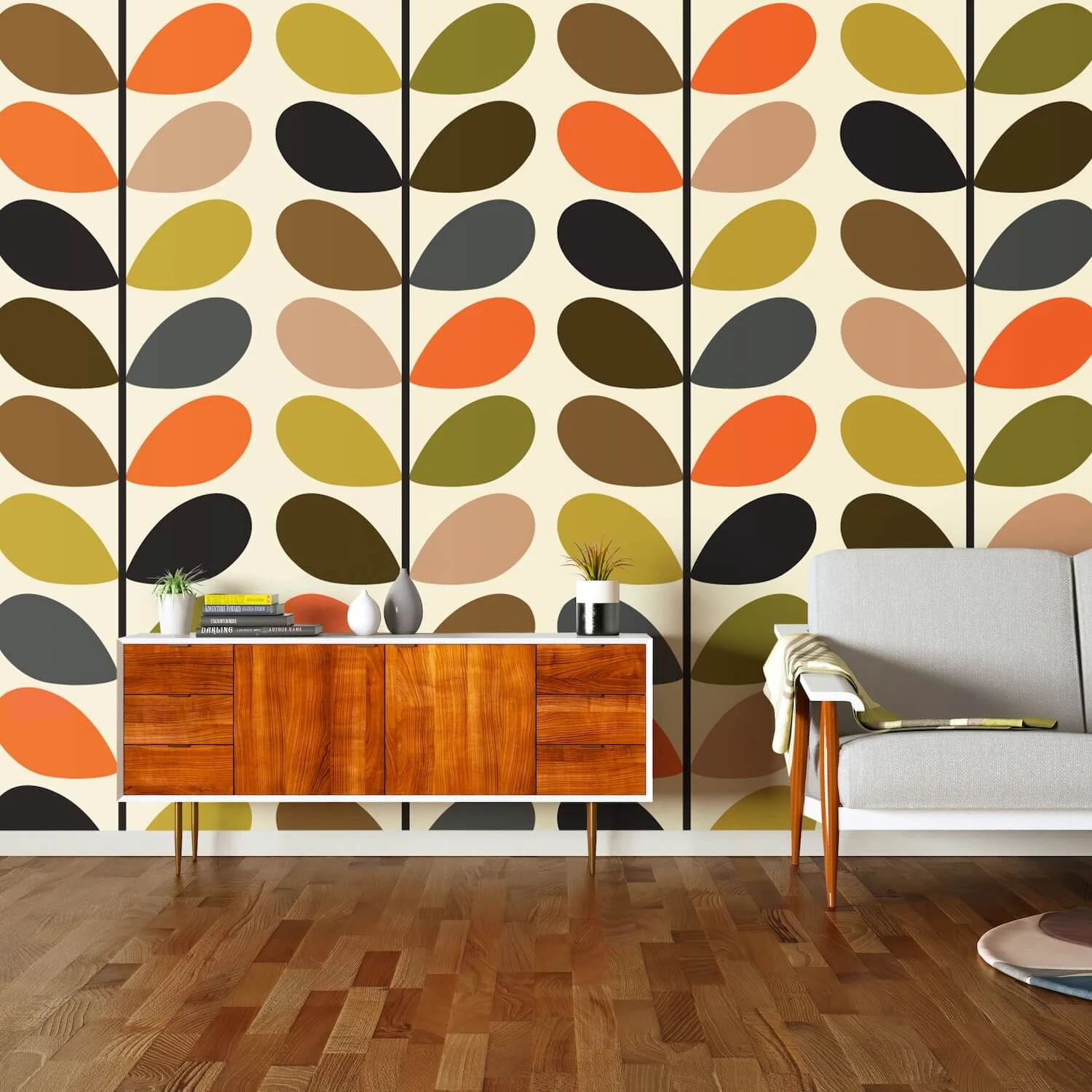 Multi Stem Classic Wallpaper - 52cm X 10m 3 Multi Stem Classic Wallpaper - 52cm X 10m