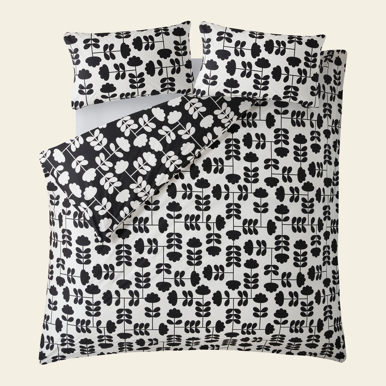 Cut Stem Bed Linen - Monochrome 9 Cut Stem Bed Linen - Monochrome - Image 7
