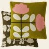 Cut Stem Cushion - Moss Pink -Orla Kiely cut stem moss pink