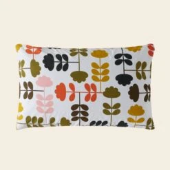 Cut Stem Bed Linen - Paprika -Orla Kiely cut stem multi paprika pillowcase cut out
