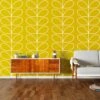 Giant Linear Stem Sunflower Wallpaper - 52cm X 10m -Orla Kiely giant linear stem sunflower wallpaper orla kiely 3