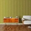 Linear Stem Seagrass Wallpaper - 52cm X 10m -Orla Kiely linear stem seagrass wallpaper orla kiely 3