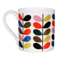 Orla Kiely Classic Multi Stem Fun Large Mug -Orla Kiely mclaggan orla kiely msqok160 classic multi stem fun large mug 03 copy