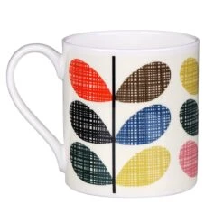 Orla Kiely Scribble Multi Stem Fun Large Mug -Orla Kiely mclaggan orla kiely msqok162 scribble multi stem fun large mug 33 copy