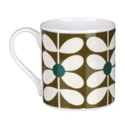 Orla Kiely 60’s Stem Olive Large Mug 7 Orla Kiely 60’s Stem Olive Large Mug -Orla Kiely mclaggan smith orla kiely msqok173 60s stem olive large mug 03