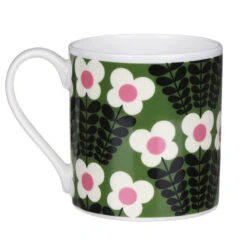 Orla Kiely Green Bunch Of Stems Large Mug -Orla Kiely mclaggan smith orla kiely msqok185 green bunch of stems large mug 03 copy 3