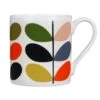 Orla Kiely Multi Stem Large Mug -Orla Kiely mclaggan smith orla kiely qok81 large stem multi large mug 01