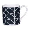 Orla Kiely Linear Stem Navy Blue Large Mug -Orla Kiely mclaggan smith orla kiely qok82 large stem blue large mug 01 v3
