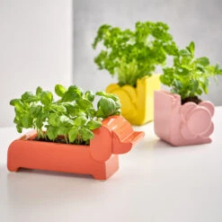 Orla Kiely Dachshund Shaped Planter -Orla Kiely orla kiely lifestyle ok640 1