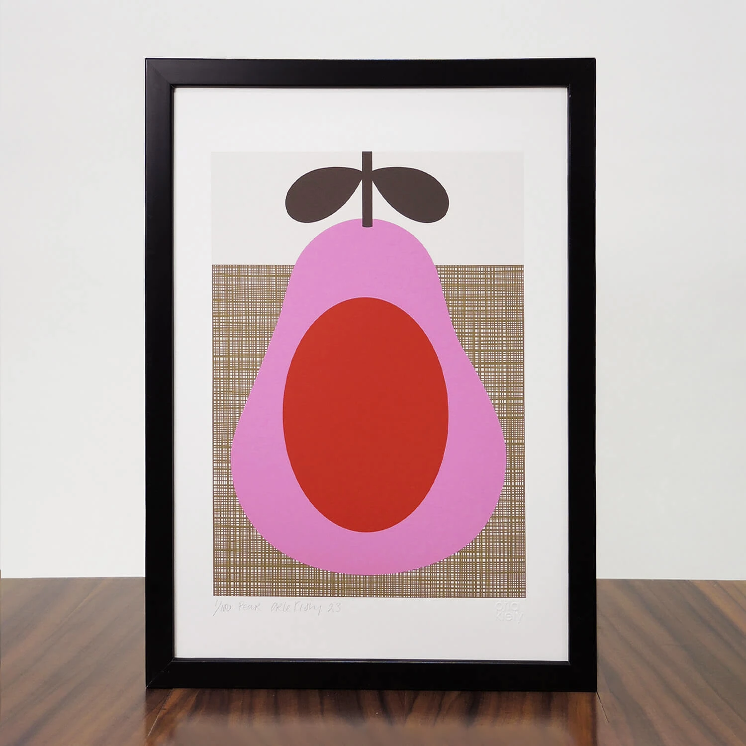Screen Printed Artwork - Pear 3 Screen Printed Artwork - Pear