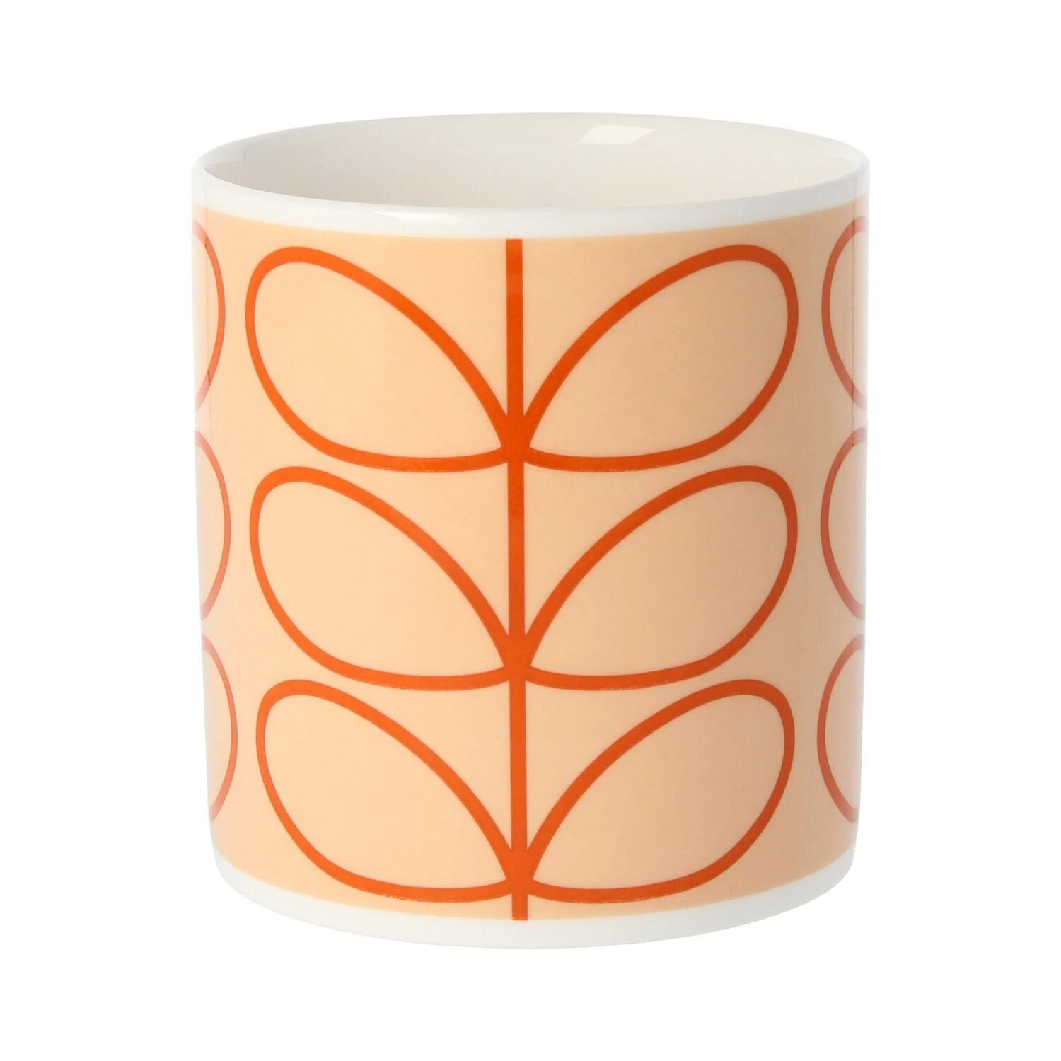Orla Kiely Linear Stem Tomato Large Mug 4 Orla Kiely Linear Stem Tomato Large Mug - Image 2