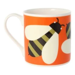 Orla Kiely Busy Bee Orange Large Mug 7 Orla Kiely Busy Bee Orange Large Mug -Orla Kiely qok134c