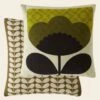 Spring Bloom Cushion - Seagrass 1 Spring Bloom Cushion - Seagrass -Orla Kiely spring bloom seagrass